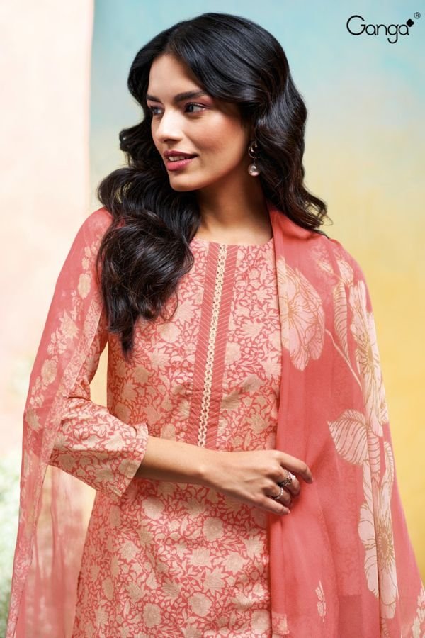 Ganga Fashion Lakmini S3632 Cotton Ladies Suit S3632-A
