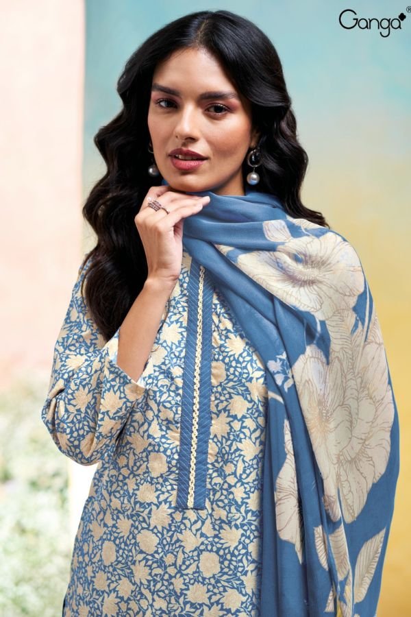 Ganga Fashion Lakmini S3632 Cotton Ladies Suit S3632-B