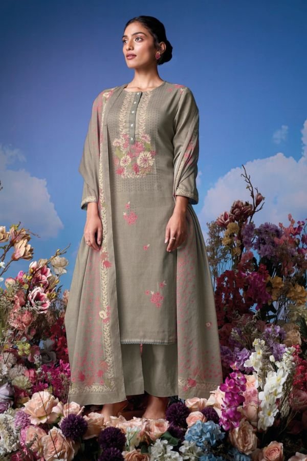 Ganga Fashion Mrinal S3614 Cotton Mul Ladies Suits S3614-A
