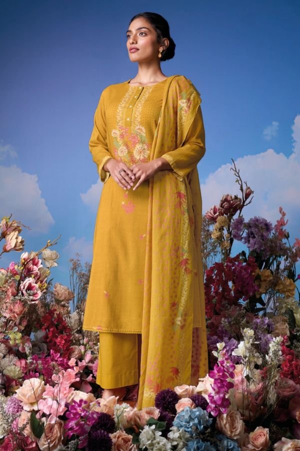 Ganga Fashion Mrinal S3614 Cotton Mul Ladies Suit S3614-C