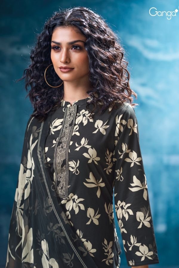 Ganga Fashion Mritsa S3581 Cotton Ladies Salwar Suits S3581-A