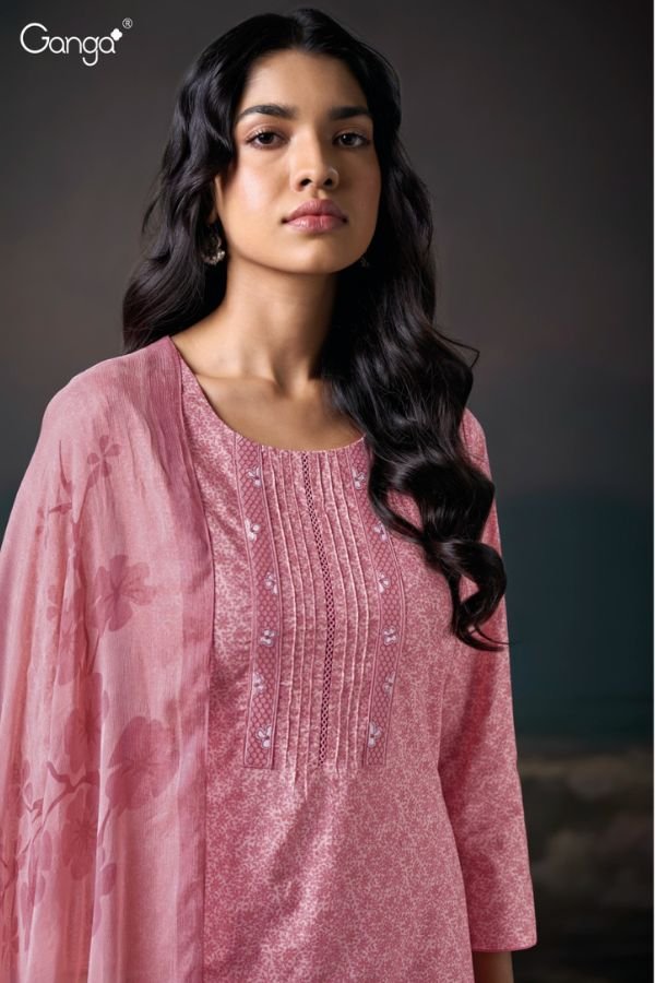 Ganga Fashion Nivara S3645 Cotton Ladies Suits S3645-C