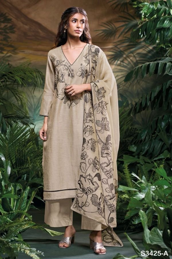 Ganga Fashion Paytn S3425 Mal Ladies Suit S3425-A