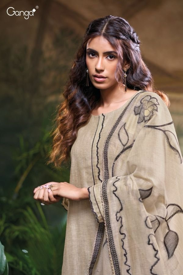 Ganga Fashion Paytn S3425 Mal Ladies Suit S3425-B