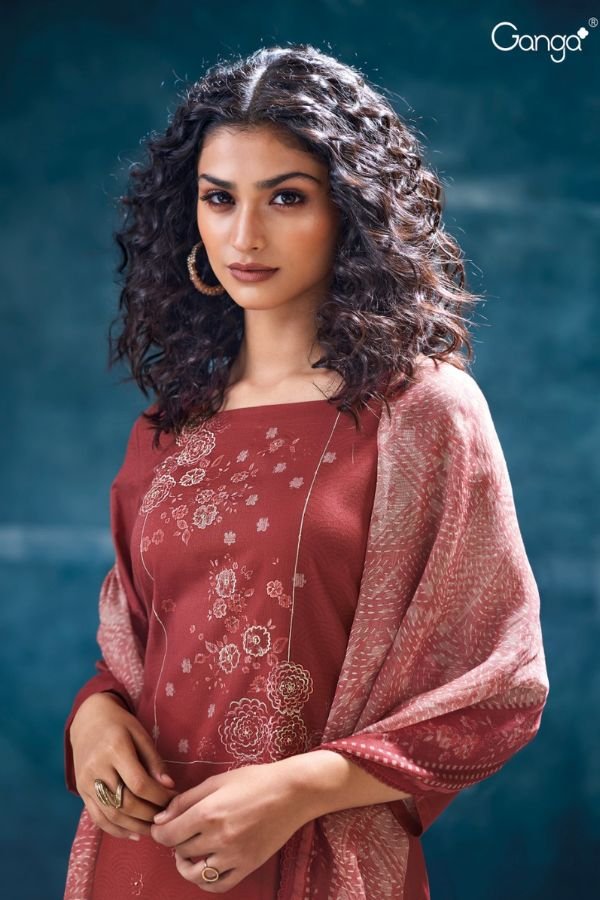 Ganga Fashion Pujita S3567 Cotton Ladies Salwar Suit S3567-A