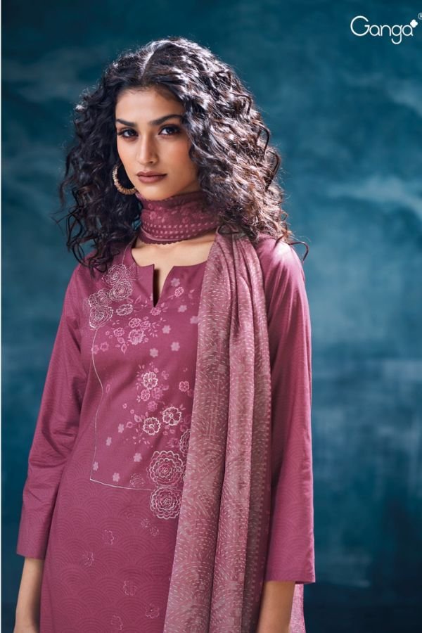 Ganga Fashion Pujita S3567 Cotton Ladies Salwar Suit S3567-C