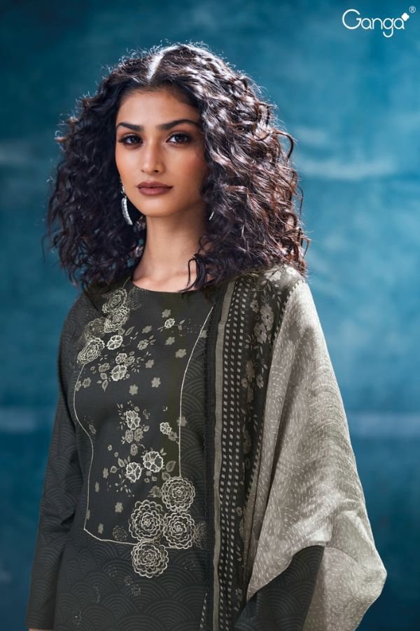Ganga Fashion Pujita S3567 Cotton Ladies Salwar Suit S3567-D