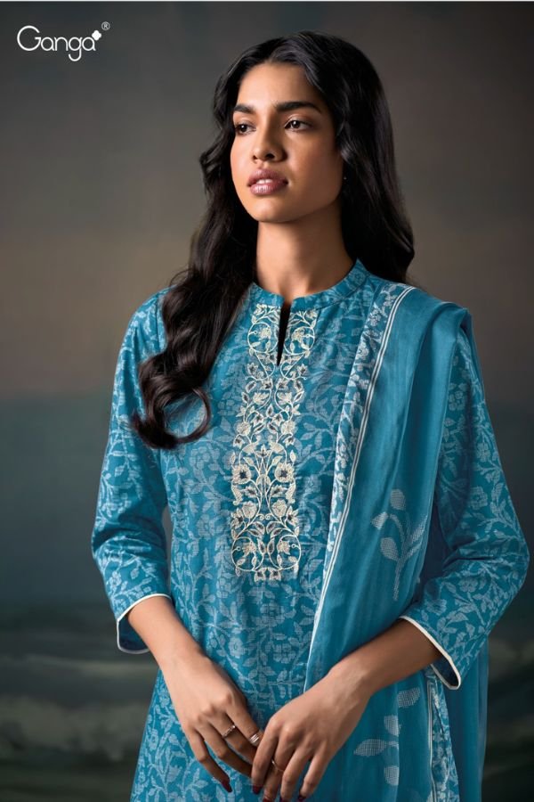 Ganga Fashion Saarya S3651 Cotton Ladies Salwar Suit S3651-B