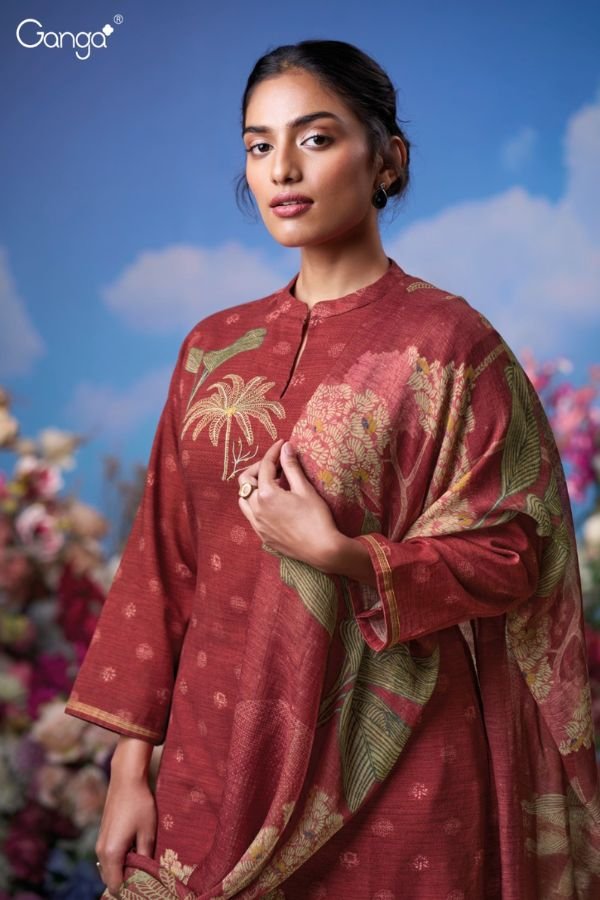 Ganga Fashion Ziya S3641 Cotton Printed Ladies Suit S3641-C