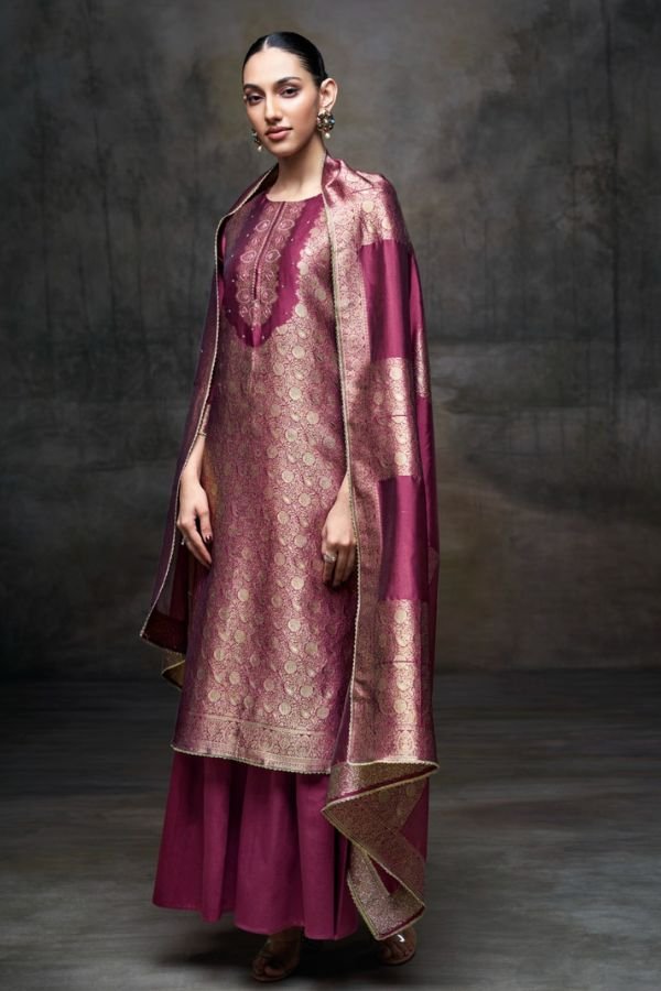 Ganga Fashions Kimberly S3697 Silk Salwar Suit S3697-A