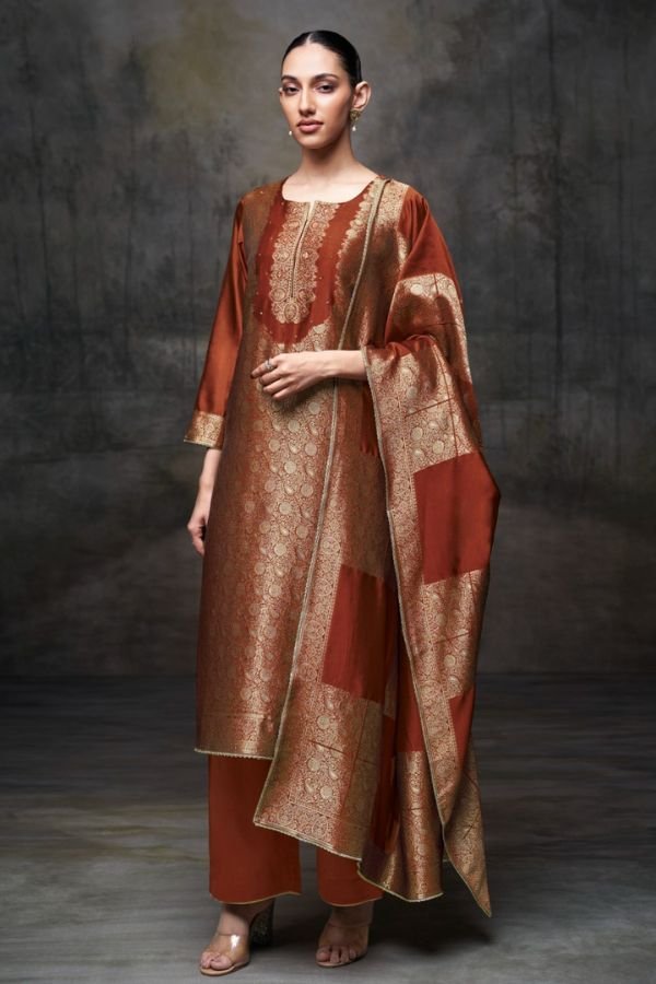 Ganga Fashions Kimberly S3697 Silk Salwar Suit S3697-C