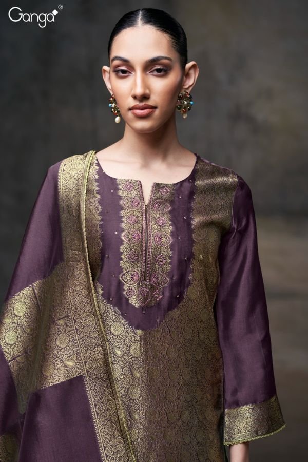 Ganga Fashions Kimberly S3697 Silk Salwar Suit S3697-B