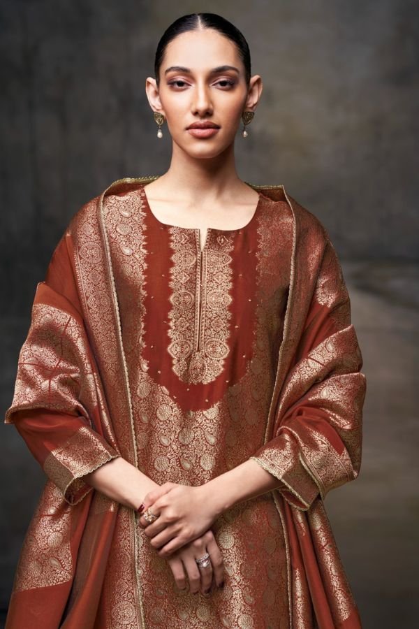Ganga Fashions Kimberly S3697 Silk Salwar Suit S3697-C