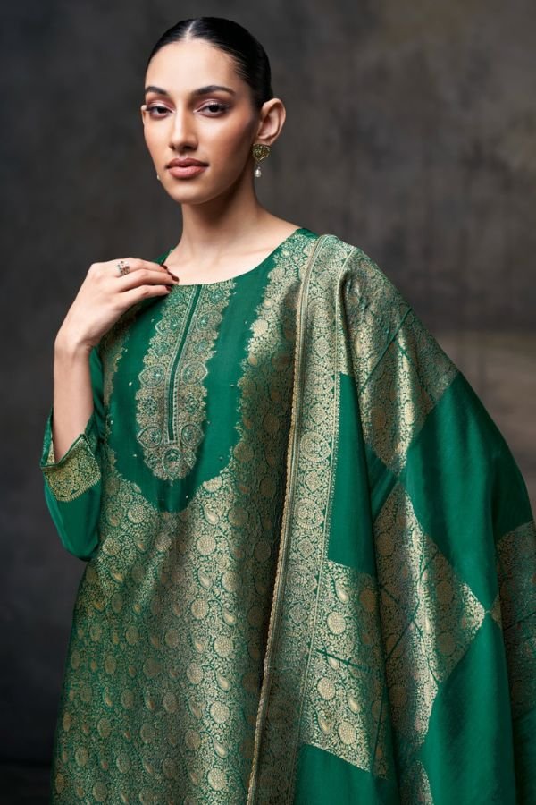 Ganga Fashions Kimberly S3697 Silk Salwar Suit S3697-D