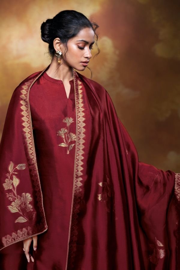 Ganga Fashions Yelena S3672 Silk Salwar Suit S3672-C