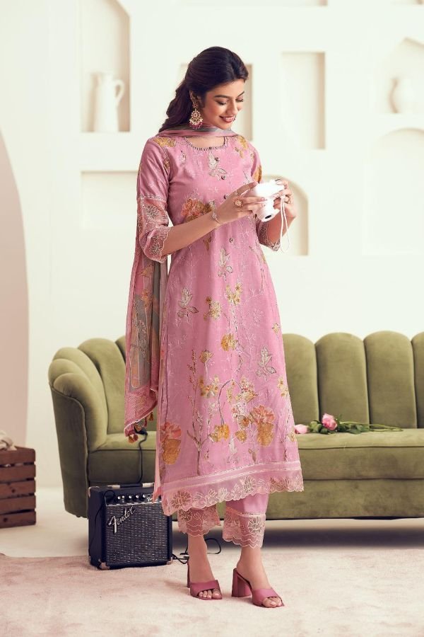 Jay Vijay Prints Amera Cotton Unstitched Salwar Suit 9801