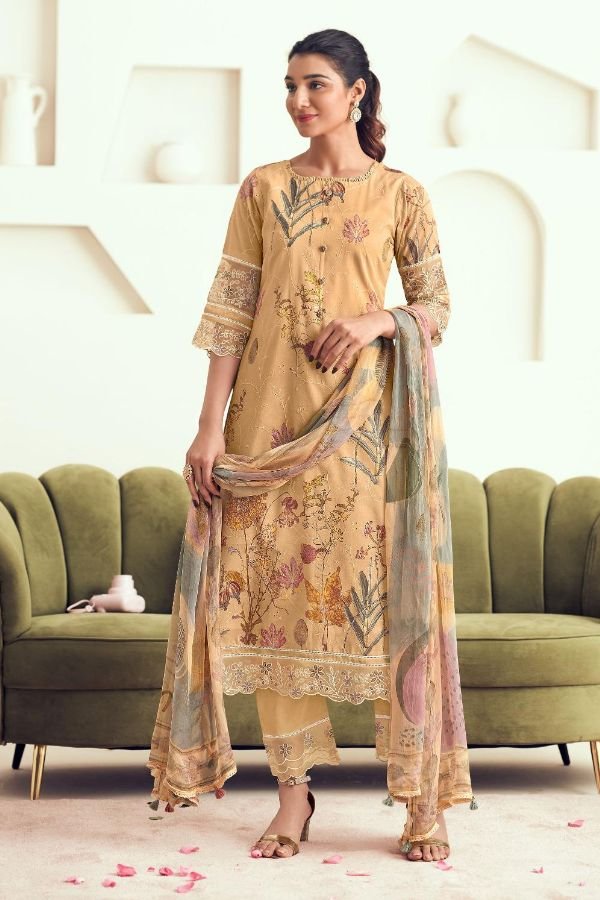 Jay Vijay Prints Amera Cotton Unstitched Salwar Suit 9806