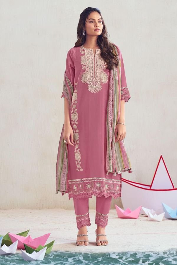 Jay Vijay Prints Kagaj Ki Kashti Unstitched Salwar Suits 10271