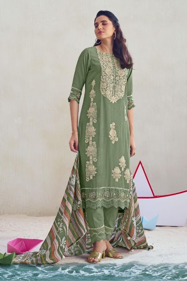 Jay Vijay Prints Kagaj Ki Kashti Unstitched Salwar Suits 10272