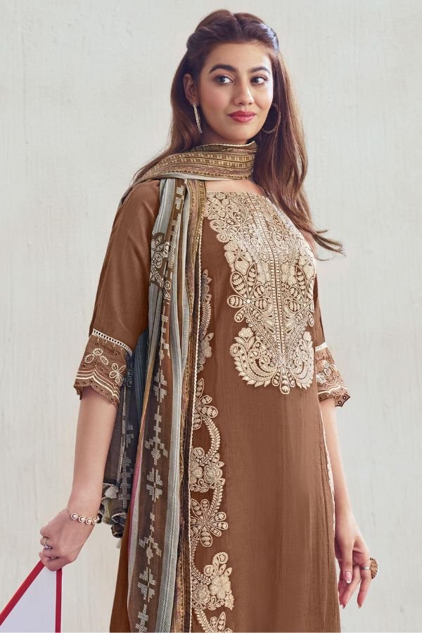 Jay Vijay Prints Kagaj Ki Kashti Unstitched Salwar Suits 10275
