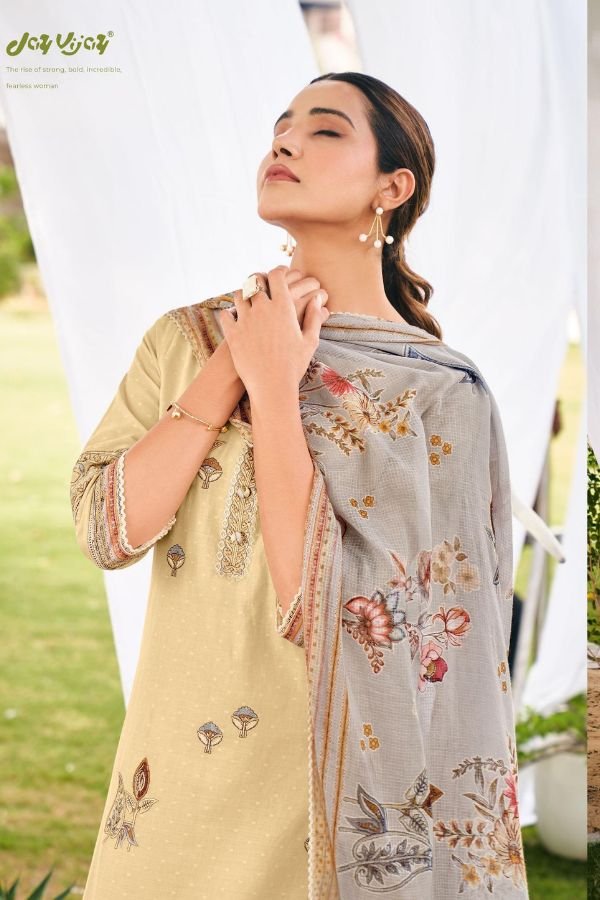 Jay Vijay Prints Masakali Cotton Unstitched Salwar Suit 9995