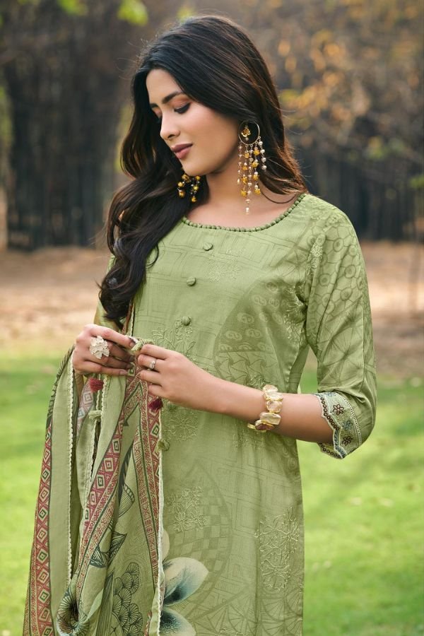 Jay Vijay Prints Saleha 3245 Mooga Silk Salwar Suits 3245-D