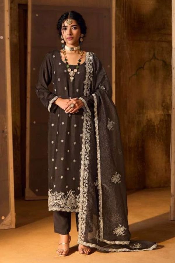 Kimora Fashion Heer Qawali Silk Unstitched Salwar Suit 2246