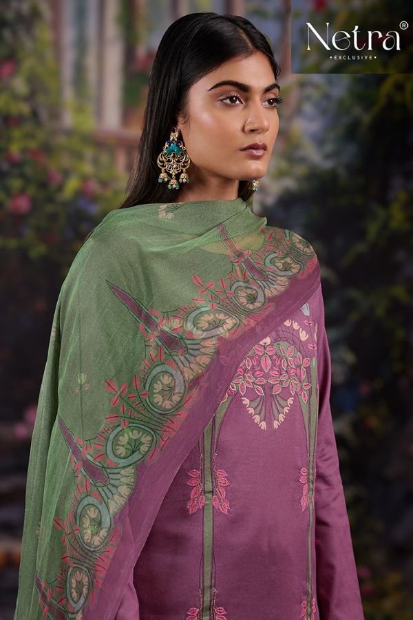 Netra Exclusive Aura Cotton Ladies Suits NE-C 1051 A