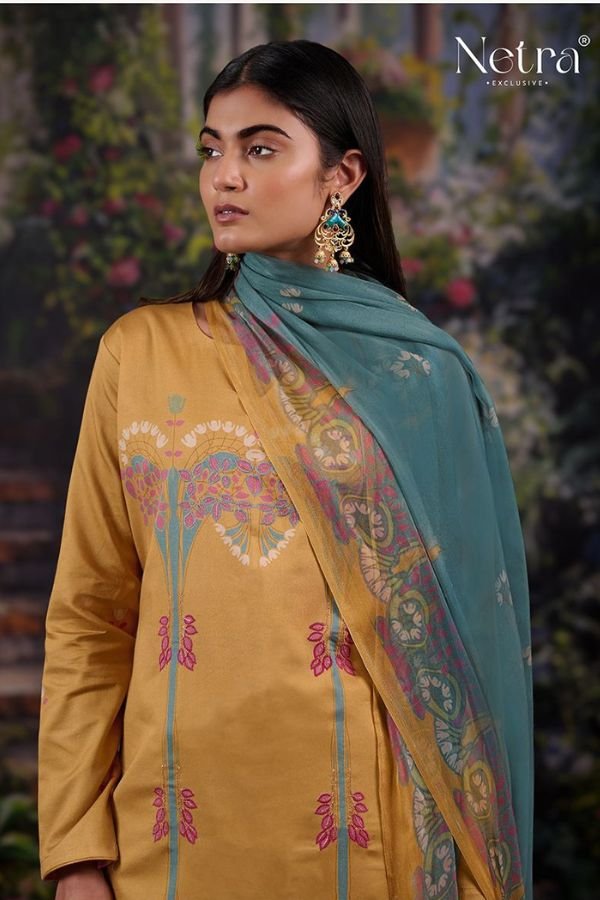 Netra Exclusive Aura Cotton Ladies Suits NE-C 1051 B