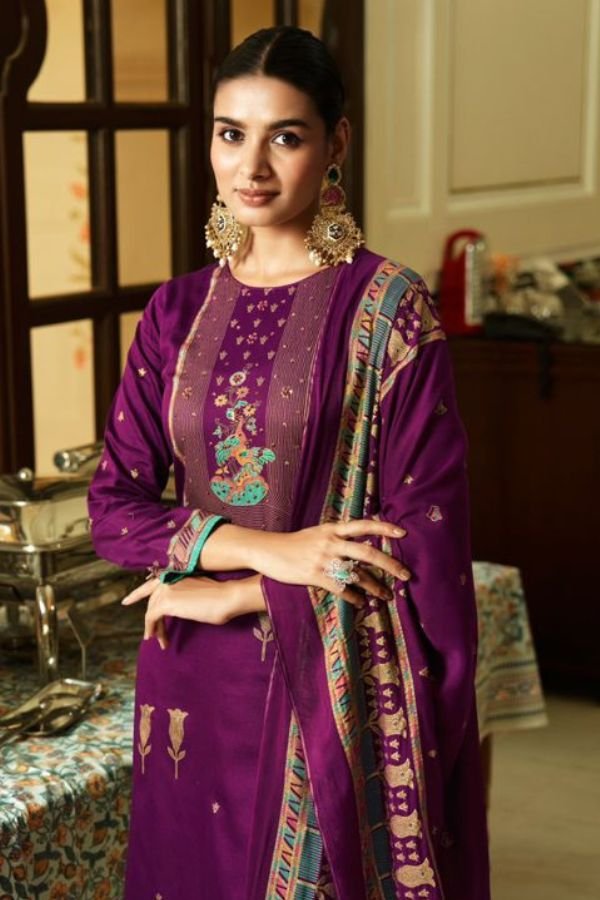 Rupali Fashion Daawat-E-Ishq Jaam Satin Printed Suits 6501