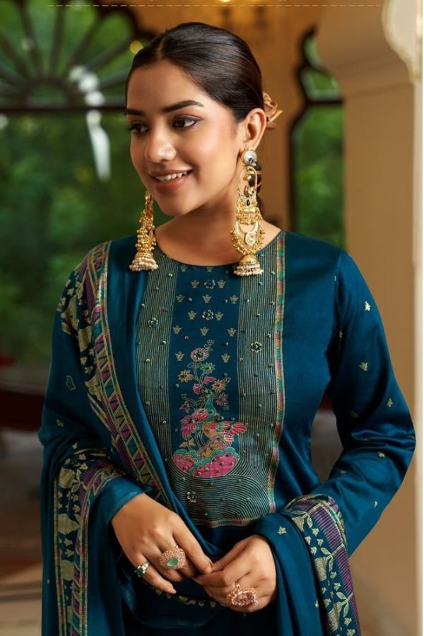 Rupali Fashion Daawat-E-Ishq Jaam Satin Printed Suits 6506
