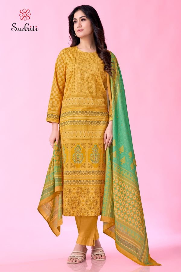 Sahiba Sudriti Gulzar Vibes Cotton Printed Salwar Suit 623