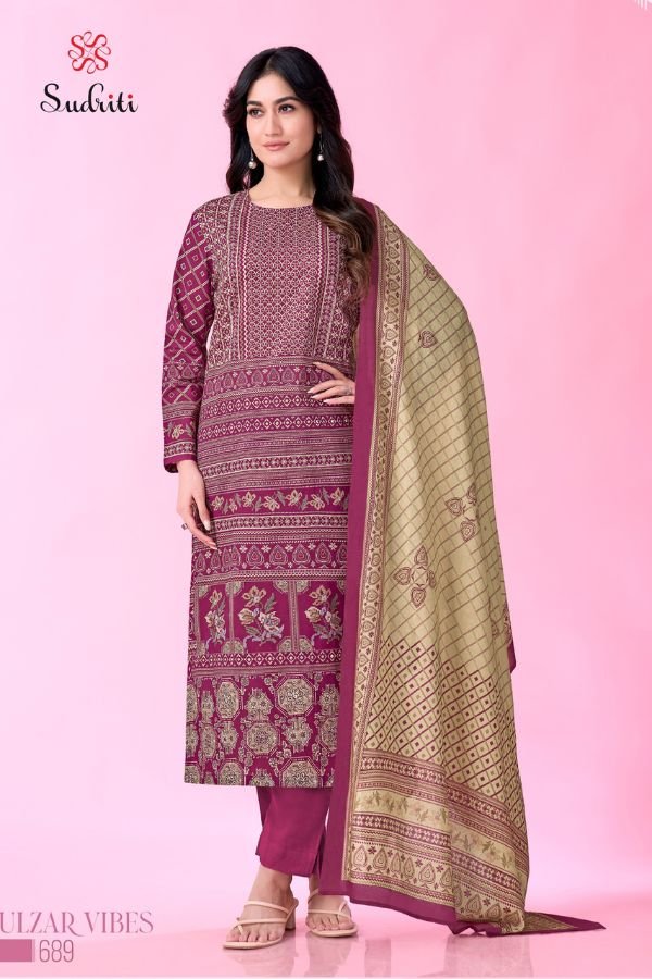 Sahiba Sudriti Gulzar Vibes Cotton Printed Salwar Suit 645