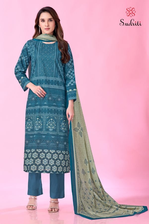 Sahiba Sudriti Gulzar Vibes Cotton Printed Salwar Suit 665