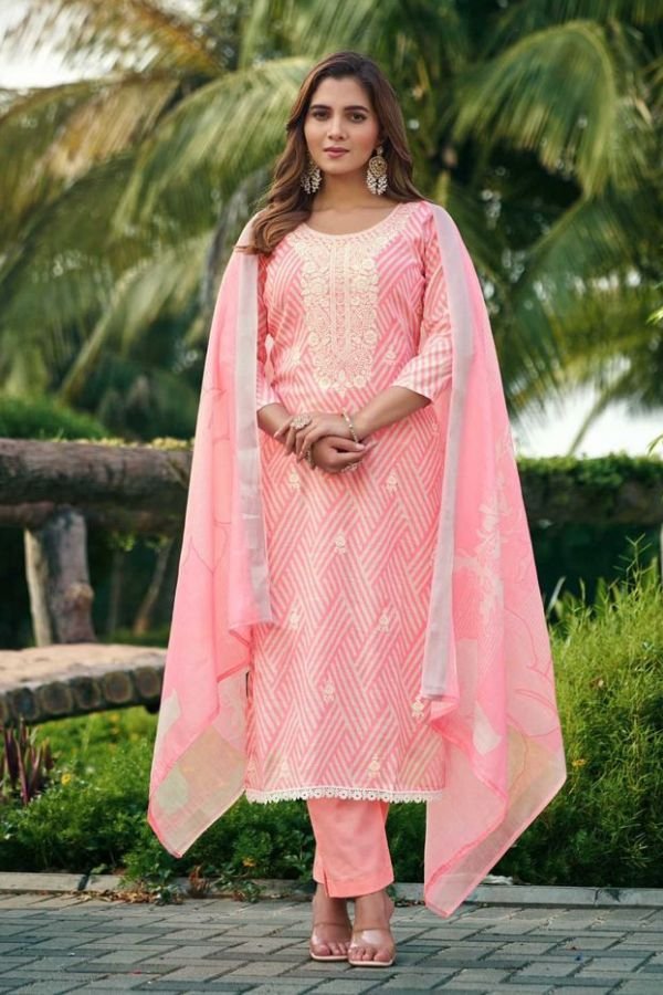 Sargam Prints Vedika Linen Printed Salwar Suits 2682 D
