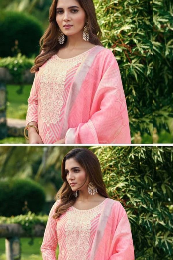 Sargam Prints Vedika Linen Printed Salwar Suits 2682 D