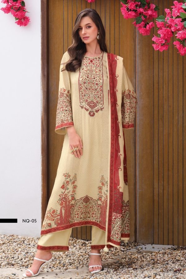 Varsha Fashions Naqqashi Muslin Printed Salwar Suits NQ-05