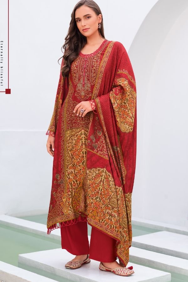 Varsha Fashions Noor Mahal Muslin Printed Salwar Suit NM-02