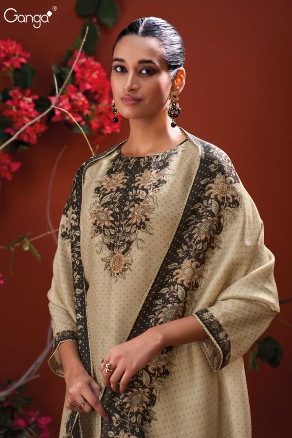 Ganga Fashion Mystara S3908 Silk Ladies Suit S3908-C