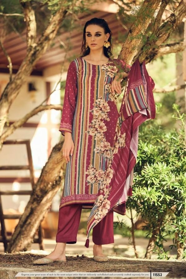 Sadhana Fashion The Florence Pashmina Winter Suit 11552
