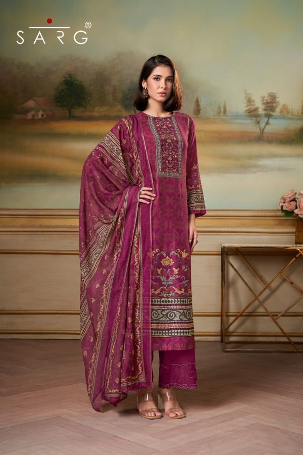 Sahiba Sarg Saaj Muslin Silk Printed Ladies Suit 2086