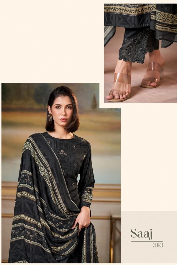 Sahiba Sarg Saaj Muslin Silk Printed Ladies Suit 2093