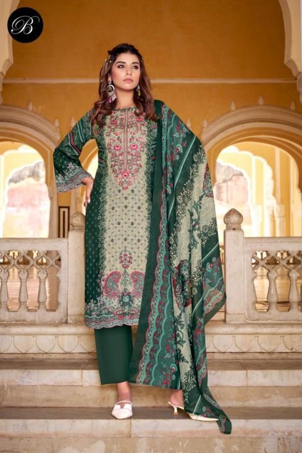 Belliza Designer Studio Naira Vol-124 Cotton Suit 920-002