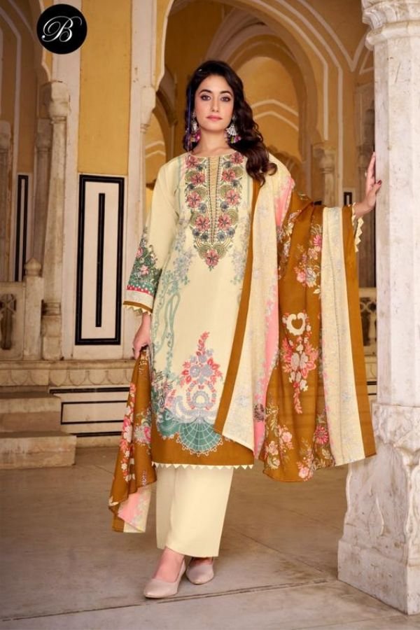 Belliza Designer Studio Naira Vol-124 Cotton Suit 920-003