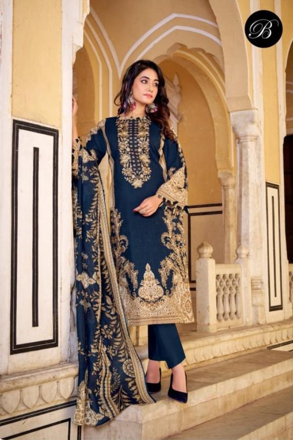 Belliza Designer Studio Naira Vol-124 Cotton Suit 920-004