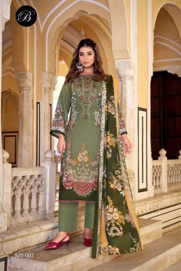 Belliza Designer Studio Naira Vol-124 Cotton Suit 920-007