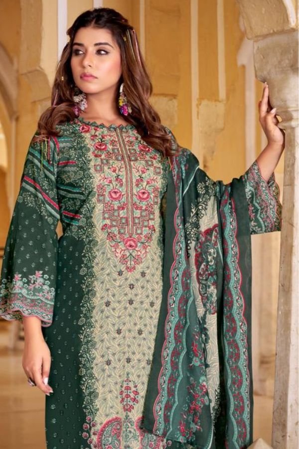 Belliza Designer Studio Naira Vol-124 Cotton Suit 920-002