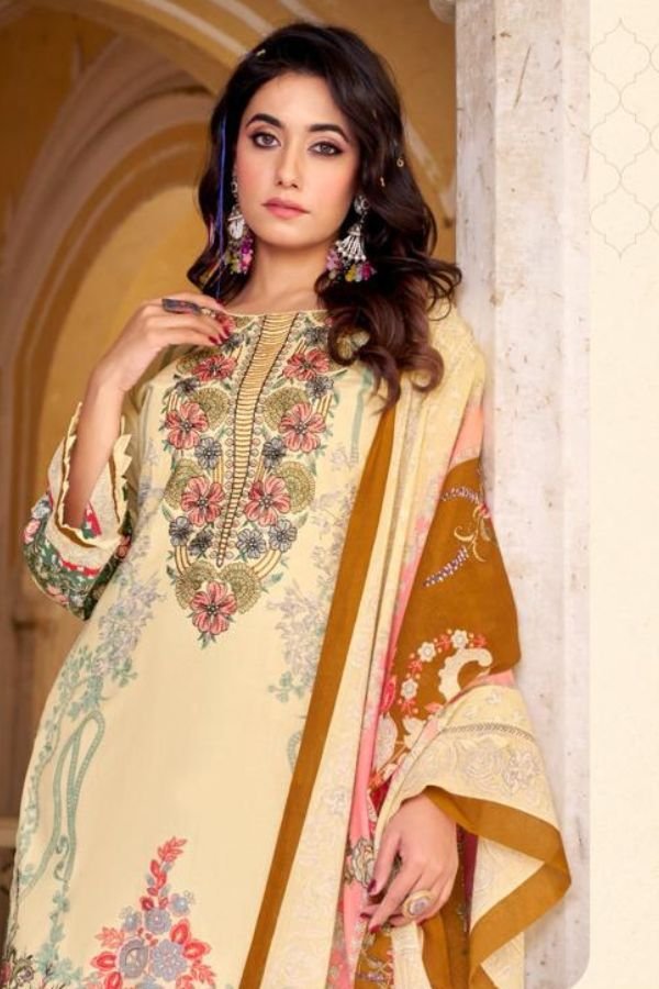 Belliza Designer Studio Naira Vol-124 Cotton Suit 920-003