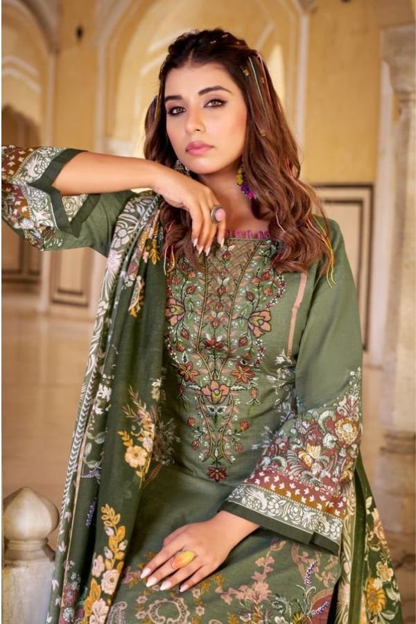 Belliza Designer Studio Naira Vol-124 Cotton Suit 920-007