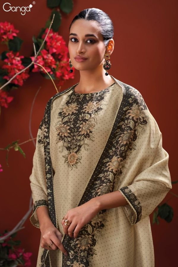Ganga Fashion Mystara S3908 Silk Ladies Suit S3908-C